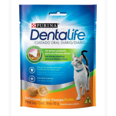 Petisco Purina DentaLife Gatos Sabor Frango 40g