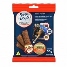 Petisco Seven Dogs Power Active Sabor Frango, Batata Doce e Whey 50g