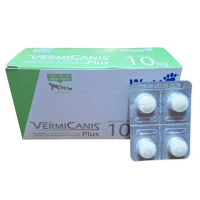 Combo Vermífugo Vermicanis Plus 800mg 4cp com 10 cartelas